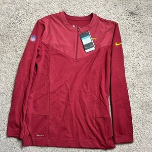 Washington Football Team pullover quarter zip size M NWT